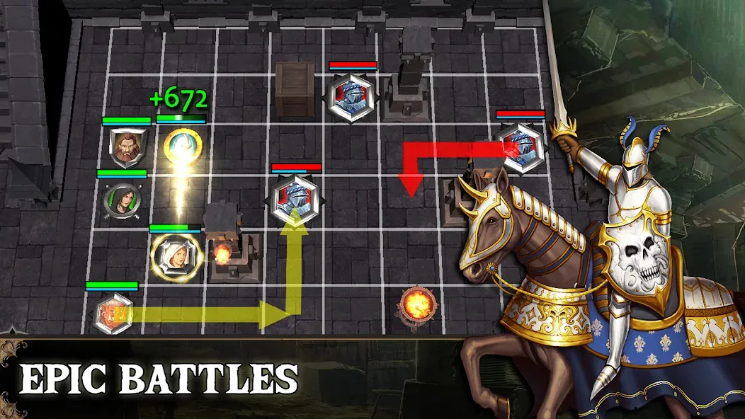 Demon God: Turn-Based Strategy (Херо Квест) [МОД: Деньги, Монеты и Меню MOD] Screenshot 1