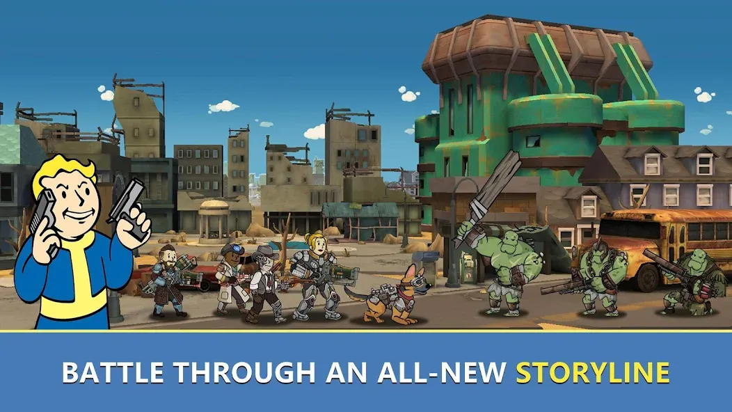 Fallout Shelter Online (Фоллаут Шелтер Онлайн) [МОД: Меню, Бесконечные монеты и Открытые уровни] Screenshot 2