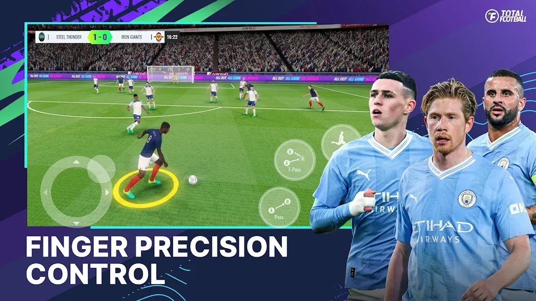 Total Football (Тотал Футбол) [МОД: Все открыто, Дополнительные деньги и Меню MOD] Screenshot 2