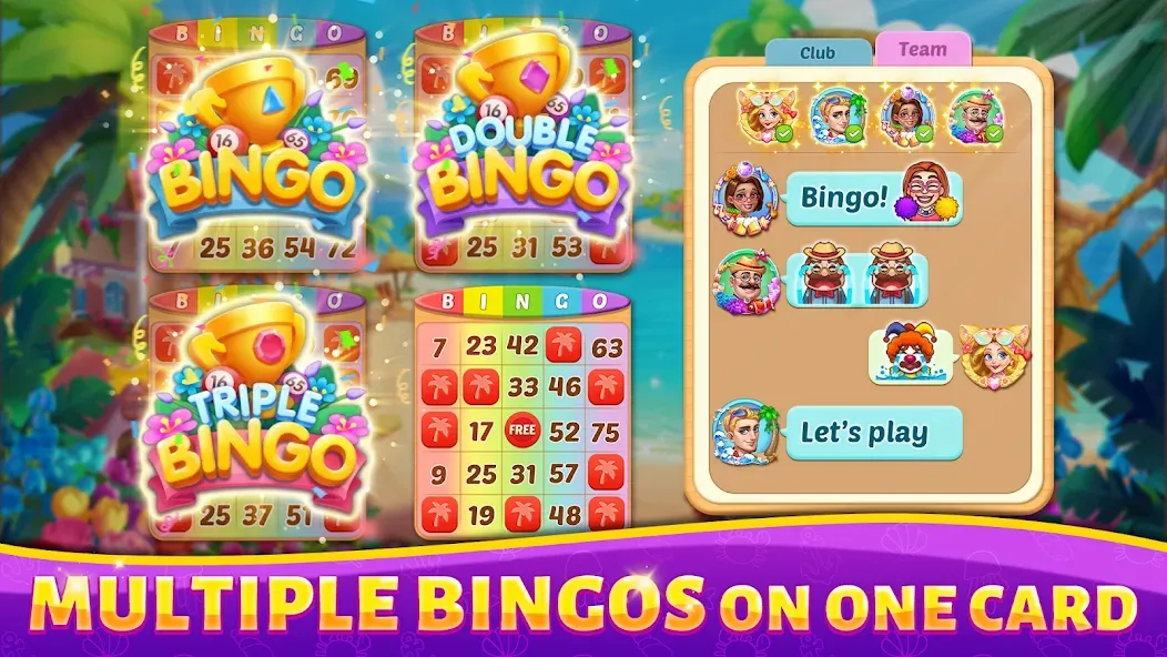 Bingo Rush - Club Bingo Games (Бинго Раш) [МОД: Деньги, Монеты и Меню MOD] Screenshot 5