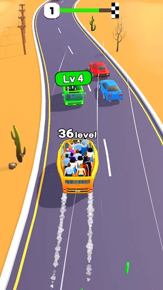 Level Up Bus (Левел Ап Бас) [МОД: Меню, Бесконечные монеты и Открытые уровни] Screenshot 3
