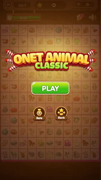 Onet Connect Animal Game (Онет Соединить Животные игра) [МОД: Деньги, Монеты и Меню MOD] Screenshot 1