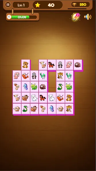 Onet Connect Animal Game (Онет Соединить Животные игра) [МОД: Деньги, Монеты и Меню MOD] Screenshot 5