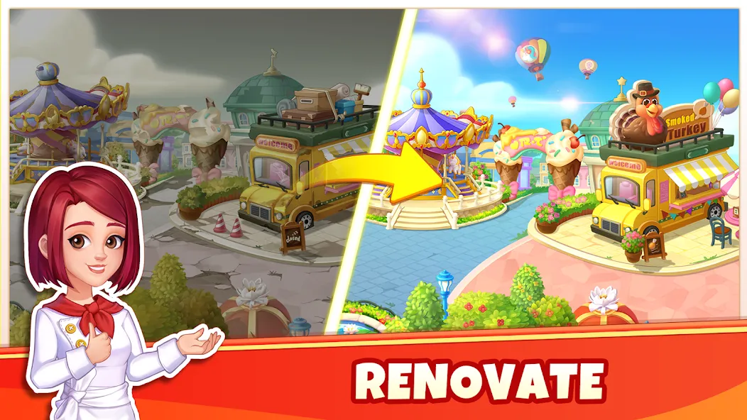Cooking Wonder-Restaurant Game (Кукинг Вондер) [МОД: Все открыто, Дополнительные деньги и Меню MOD] Screenshot 2