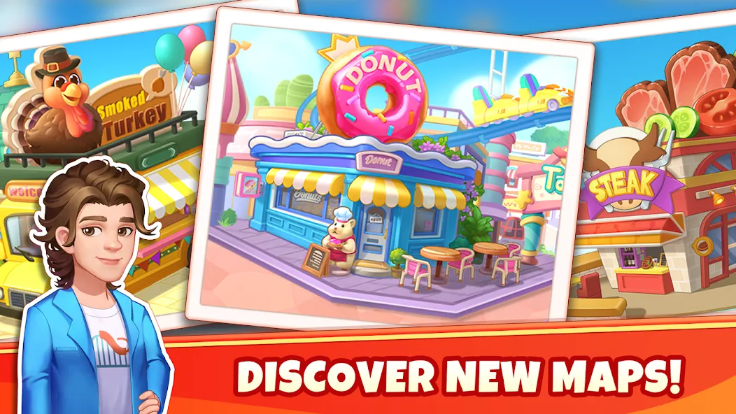 Cooking Wonder-Restaurant Game (Кукинг Вондер) [МОД: Все открыто, Дополнительные деньги и Меню MOD] Screenshot 3