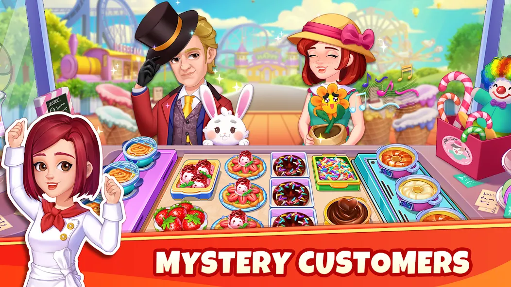 Cooking Wonder-Restaurant Game (Кукинг Вондер) [МОД: Все открыто, Дополнительные деньги и Меню MOD] Screenshot 4