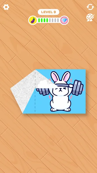 Paper Fold (Пэйпер Фолд) [МОД: Меню, Бесконечные монеты и Открытые уровни] Screenshot 1