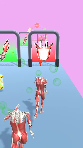 Human Evolution Run [МОД: Меню, Бесконечные монеты и Открытые уровни] Screenshot 1