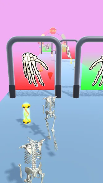Human Evolution Run [МОД: Меню, Бесконечные монеты и Открытые уровни] Screenshot 2
