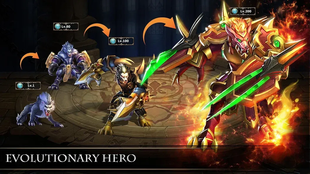 Trials of Heroes: Idle RPG (Триалс оф Хироес) [МОД: Много денег, Монет и Все открыто] Screenshot 3