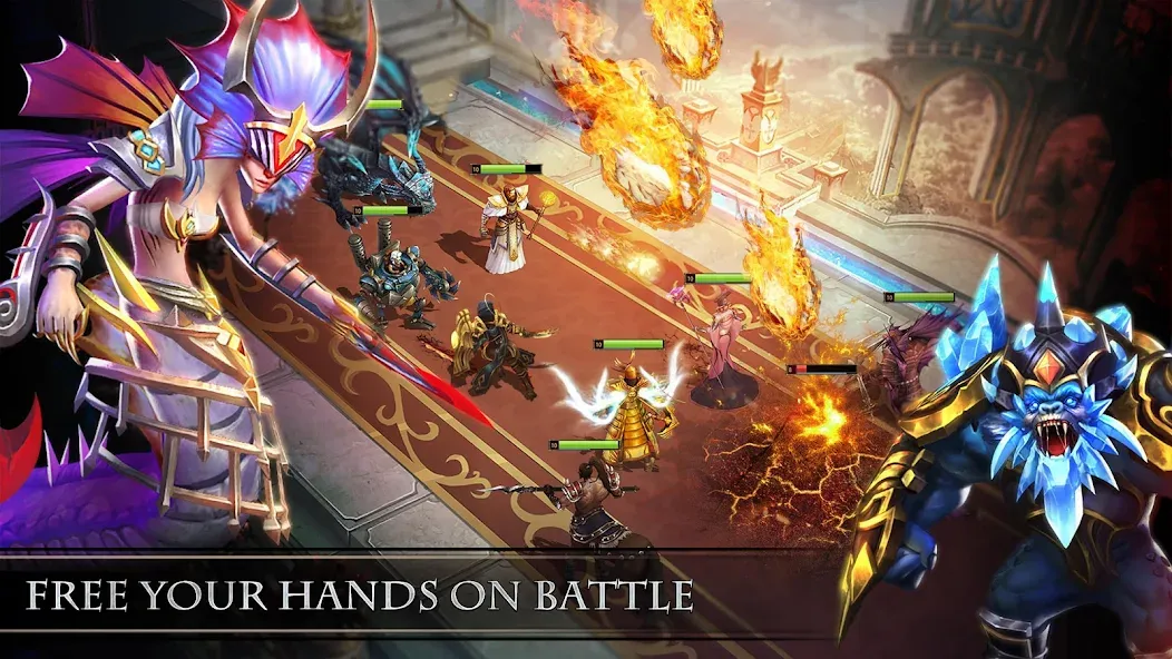 Trials of Heroes: Idle RPG (Триалс оф Хироес) [МОД: Много денег, Монет и Все открыто] Screenshot 4