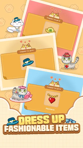 Cat Time - Cat Game, Match 3 (Кэт Тайм) [МОД: Много монет, Открытые уровни и Мега MOD] Screenshot 4