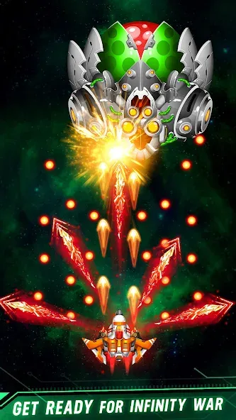 Space shooter - Galaxy attack (Спейс шутер) [МОД: Деньги, Монеты и Меню MOD] Screenshot 4