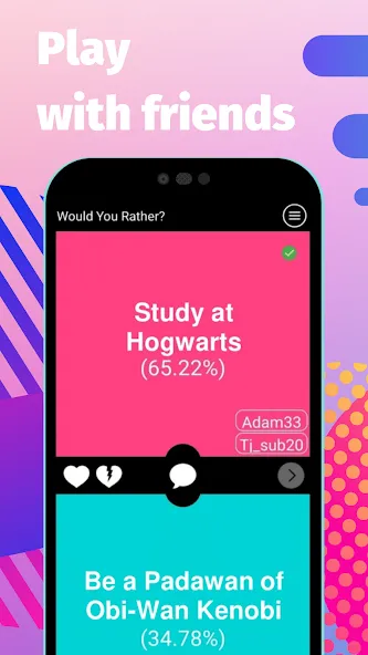Would You Rather? questions [МОД: Бесконечные деньги, Монеты и Мега MOD] Screenshot 3