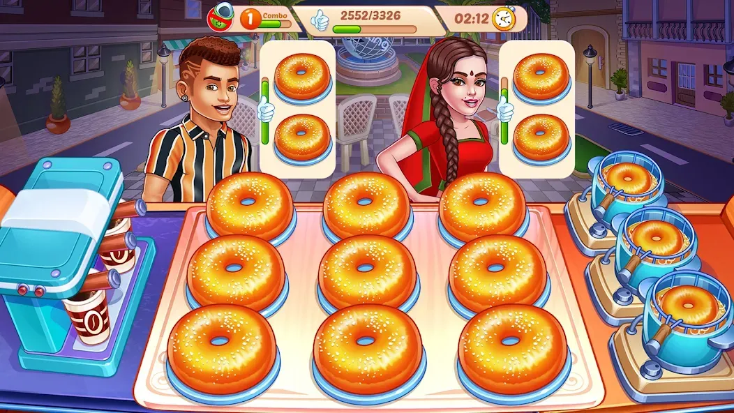 American Cooking Star Games (Американская звезда кулинарии) [МОД: Деньги, Монеты и Меню MOD] Screenshot 1
