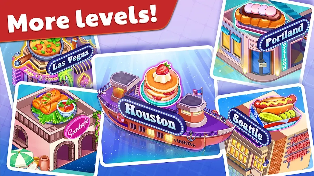 American Cooking Star Games (Американская звезда кулинарии) [МОД: Деньги, Монеты и Меню MOD] Screenshot 4