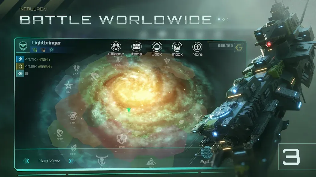 Nova Empire: Space Commander (Нова Импайр) [МОД: Меню, Бесконечные монеты и Открытые уровни] Screenshot 3