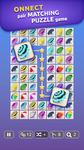 Onnect - Pair Matching Puzzle (Оннект) [МОД: Бесконечные деньги, Монеты и Мега MOD] Screenshot 3