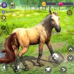 Скачать Virtual Wild Horse Family Sim (Виртуальное семейство диких лошадей) [МОД: Много денег, Монет и Все открыто] | Взлом Virtual Wild Horse Family Sim на Андроид