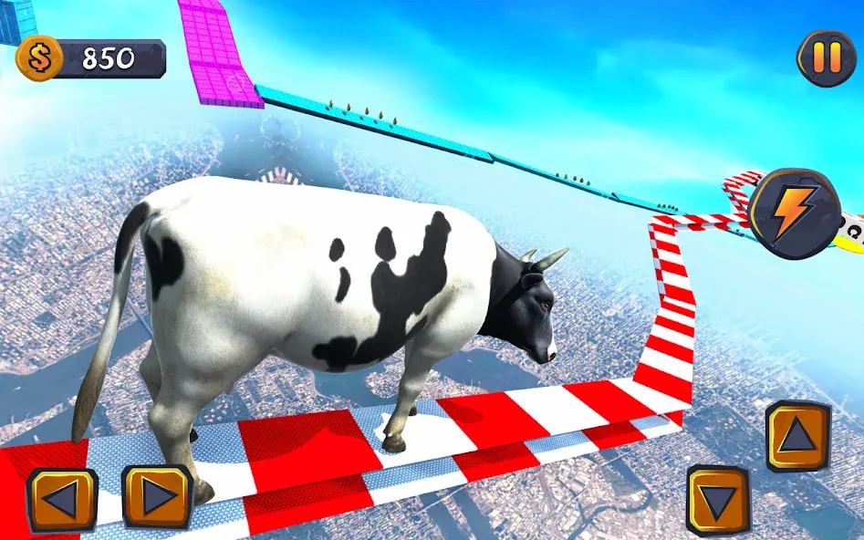 Epic Cow Ramp Rush Run Game [МОД: Все открыто, Дополнительные деньги и Меню MOD] Screenshot 3