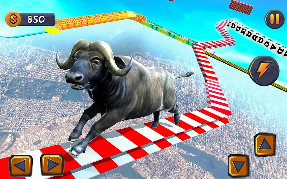 Epic Cow Ramp Rush Run Game [МОД: Все открыто, Дополнительные деньги и Меню MOD] Screenshot 4