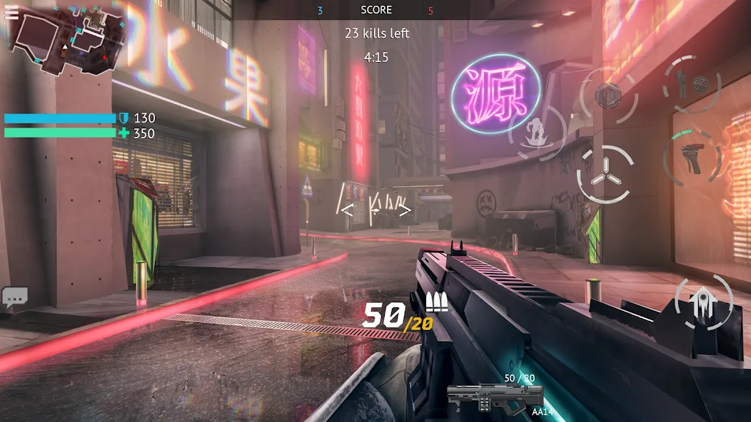 Infinity Ops: Cyberpunk FPS (Инфинити Опс) [МОД: Все открыто, Дополнительные деньги и Меню MOD] Screenshot 1