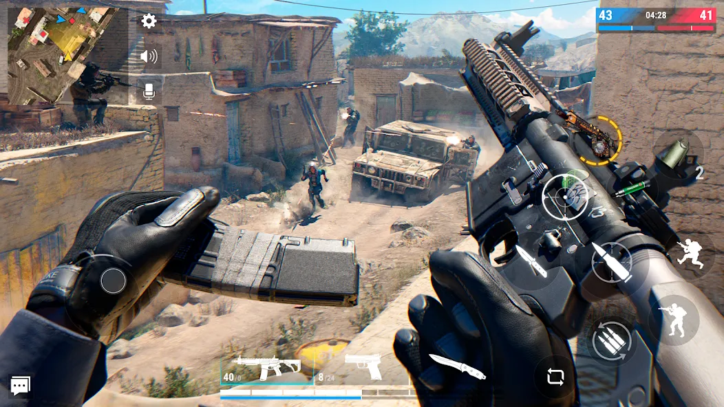Modern Strike Online: PvP FPS (Модерн Страйк Онлайн) [МОД: Деньги, Монеты и Меню MOD] Screenshot 1