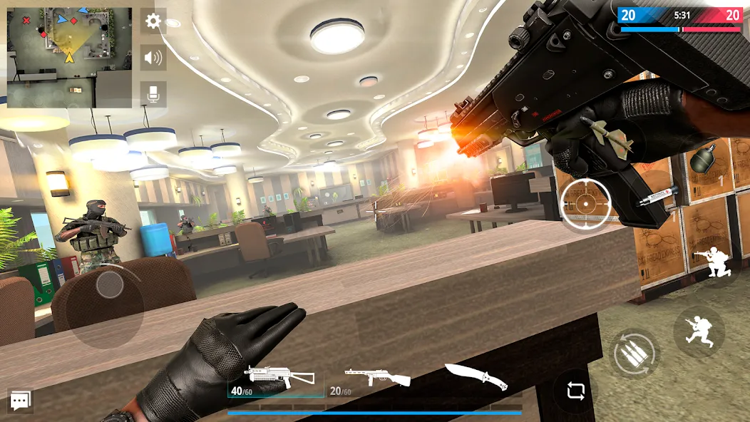 Modern Strike Online: PvP FPS (Модерн Страйк Онлайн) [МОД: Деньги, Монеты и Меню MOD] Screenshot 2