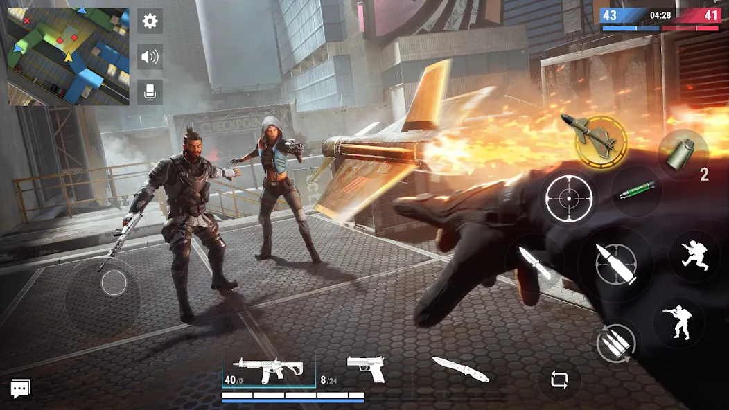 Modern Strike Online: PvP FPS (Модерн Страйк Онлайн) [МОД: Деньги, Монеты и Меню MOD] Screenshot 3