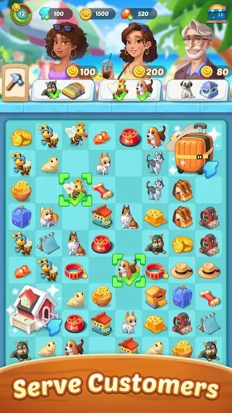 Seaside Escape®: Merge & Story (Сисайд Эскейп) [МОД: Деньги, Монеты и Меню MOD] Screenshot 2