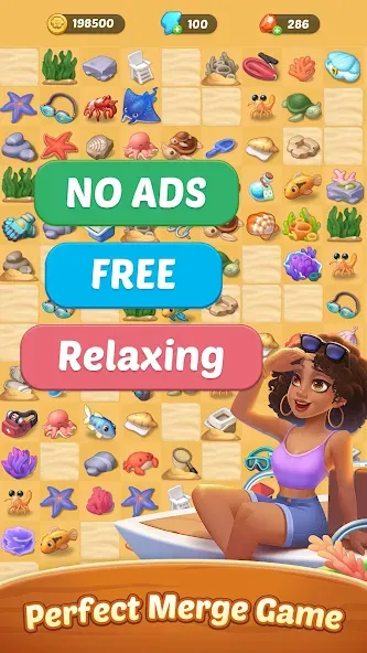 Seaside Escape®: Merge & Story (Сисайд Эскейп) [МОД: Деньги, Монеты и Меню MOD] Screenshot 3
