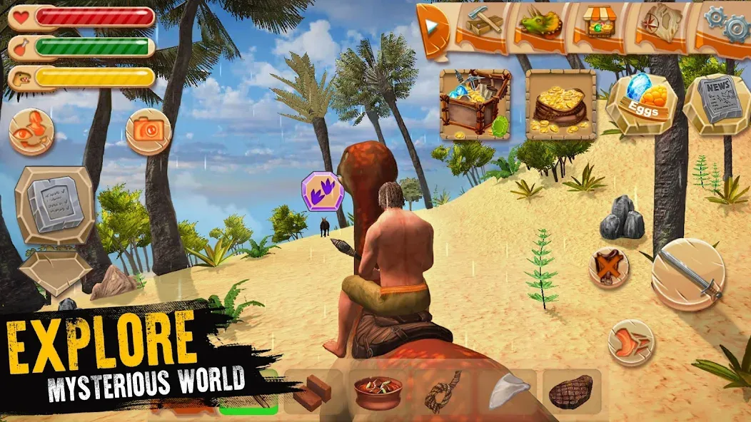 Jurassic Survival Island (Джурастик Сурвайвал Айленд) [МОД: Много монет, Открытые уровни и Мега MOD] Screenshot 5