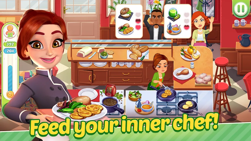 Delicious World - Cooking Game (Делишес Ворлд) [МОД: Много монет, Открытые уровни и Мега MOD] Screenshot 2