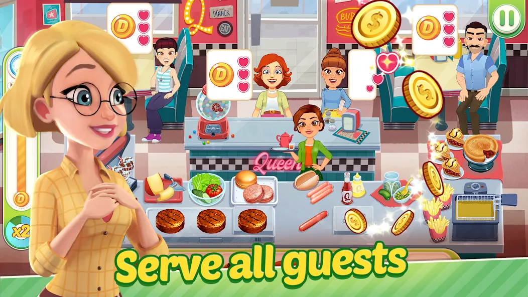 Delicious World - Cooking Game (Делишес Ворлд) [МОД: Много монет, Открытые уровни и Мега MOD] Screenshot 3