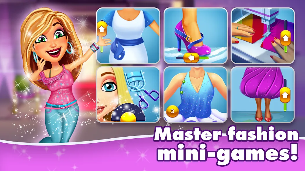 Fabulous 5: Fashion & Dress-up (Фэбюлс) [МОД: Все открыто, Дополнительные деньги и Меню MOD] Screenshot 1