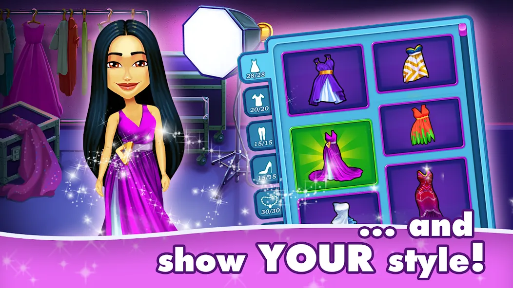 Fabulous 5: Fashion & Dress-up (Фэбюлс) [МОД: Все открыто, Дополнительные деньги и Меню MOD] Screenshot 4