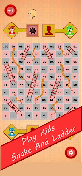 Kids Snake and Ladder (Кидз Снейк энд Лэддер) [МОД: Деньги, Монеты и Меню MOD] Screenshot 1