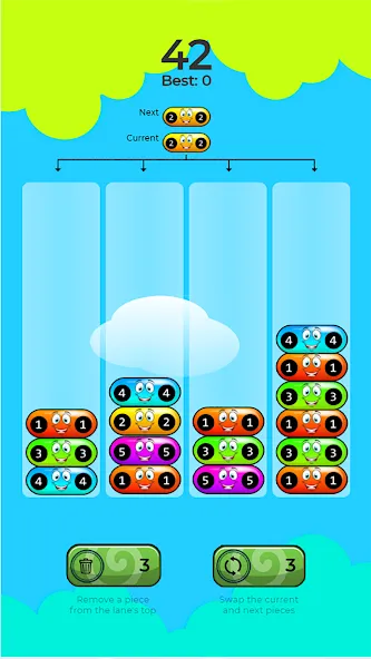 3D Number Block Puzzle Game (Намбер Мерджер) [МОД: Много денег, Монет и Все открыто] Screenshot 2