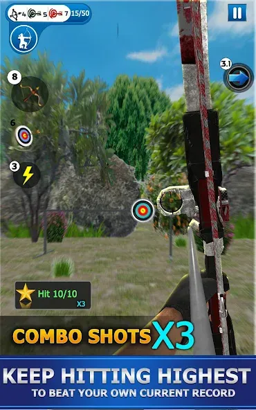 Archery Shoot [МОД: Меню, Бесконечные монеты и Открытые уровни] Screenshot 4