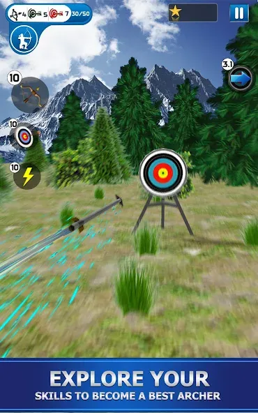 Archery Shoot [МОД: Меню, Бесконечные монеты и Открытые уровни] Screenshot 5