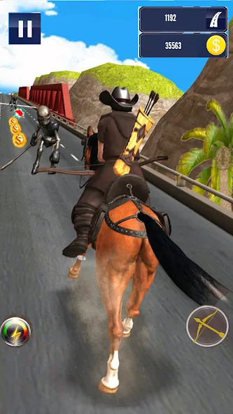 Cowboy Horse Run [MOD: Mega Mod/Меню] - Скриншот 4