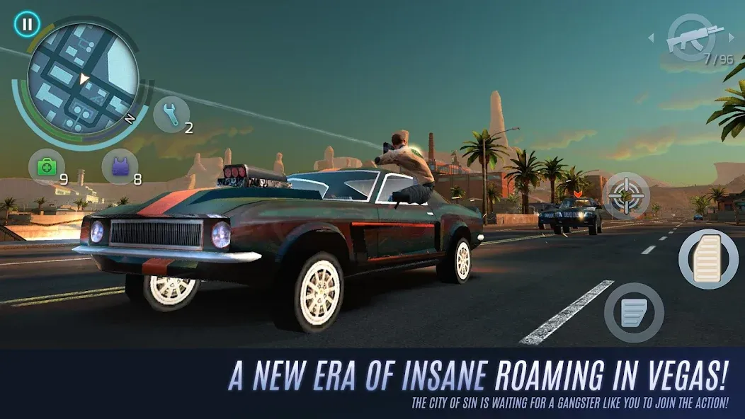 Gangstar Vegas: World of Crime (Гангстар Вегас) [МОД: Много монет, Открытые уровни и Мега MOD] Screenshot 2