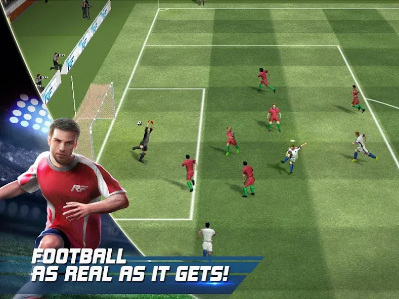 Real Football (Реал Футбол) [МОД: Много монет, Открытые уровни и Мега MOD] Screenshot 1