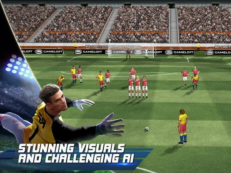 Real Football (Реал Футбол) [МОД: Много монет, Открытые уровни и Мега MOD] Screenshot 2