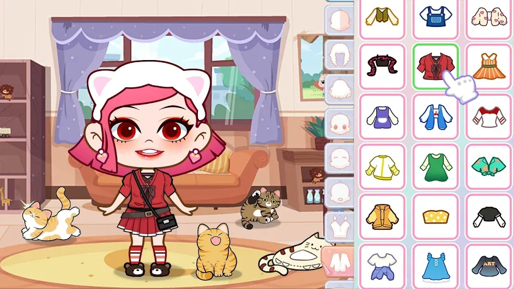Doll Dress Up - Makeup Games [МОД: Меню, Бесконечные монеты и Открытые уровни] Screenshot 5
