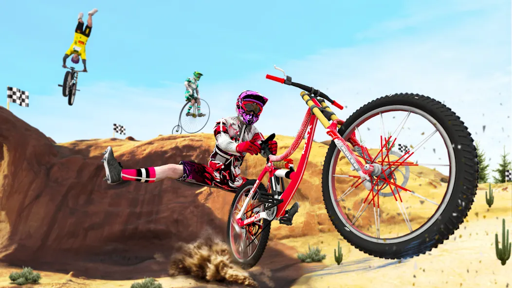 BMX Rider: Cycle Race Game [МОД: Все открыто, Дополнительные деньги и Меню MOD] Screenshot 2