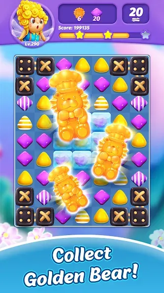 Candy Charming - Match 3 Games (энди Чарминг) [МОД: Бесконечные деньги, Монеты и Мега MOD] Screenshot 3