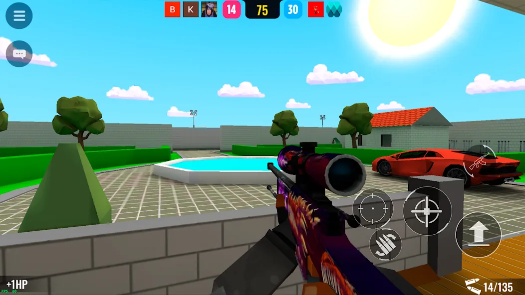 BLOCKFIELD — 5v5 PvP Shooter (БЛОКФИЛД) [МОД: Все открыто, Дополнительные деньги и Меню MOD] Screenshot 2