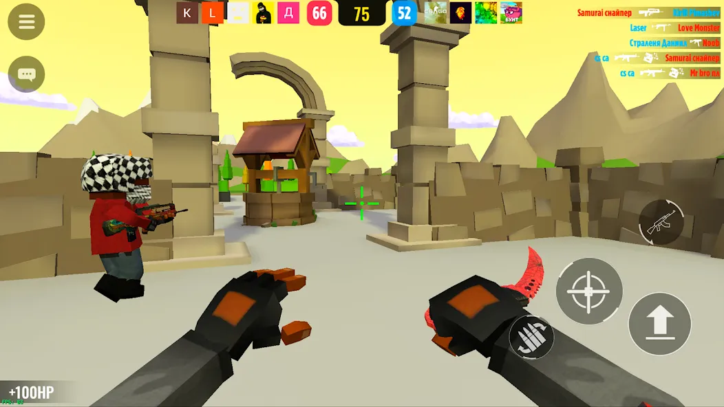 BLOCKFIELD — 5v5 PvP Shooter (БЛОКФИЛД) [МОД: Все открыто, Дополнительные деньги и Меню MOD] Screenshot 4