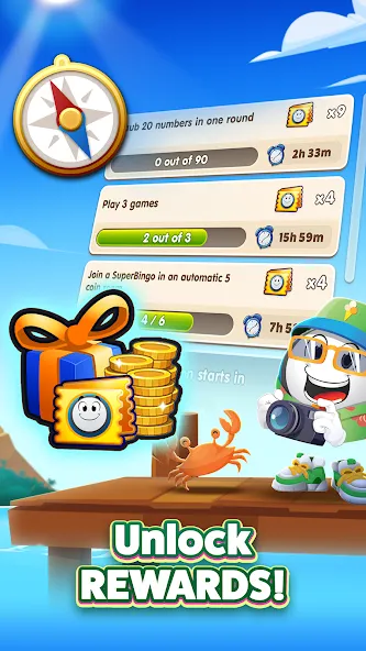 GamePoint Bingo - Bingo games (ГеймПоинт Бинго) [МОД: Много монет, Открытые уровни и Мега MOD] Screenshot 4